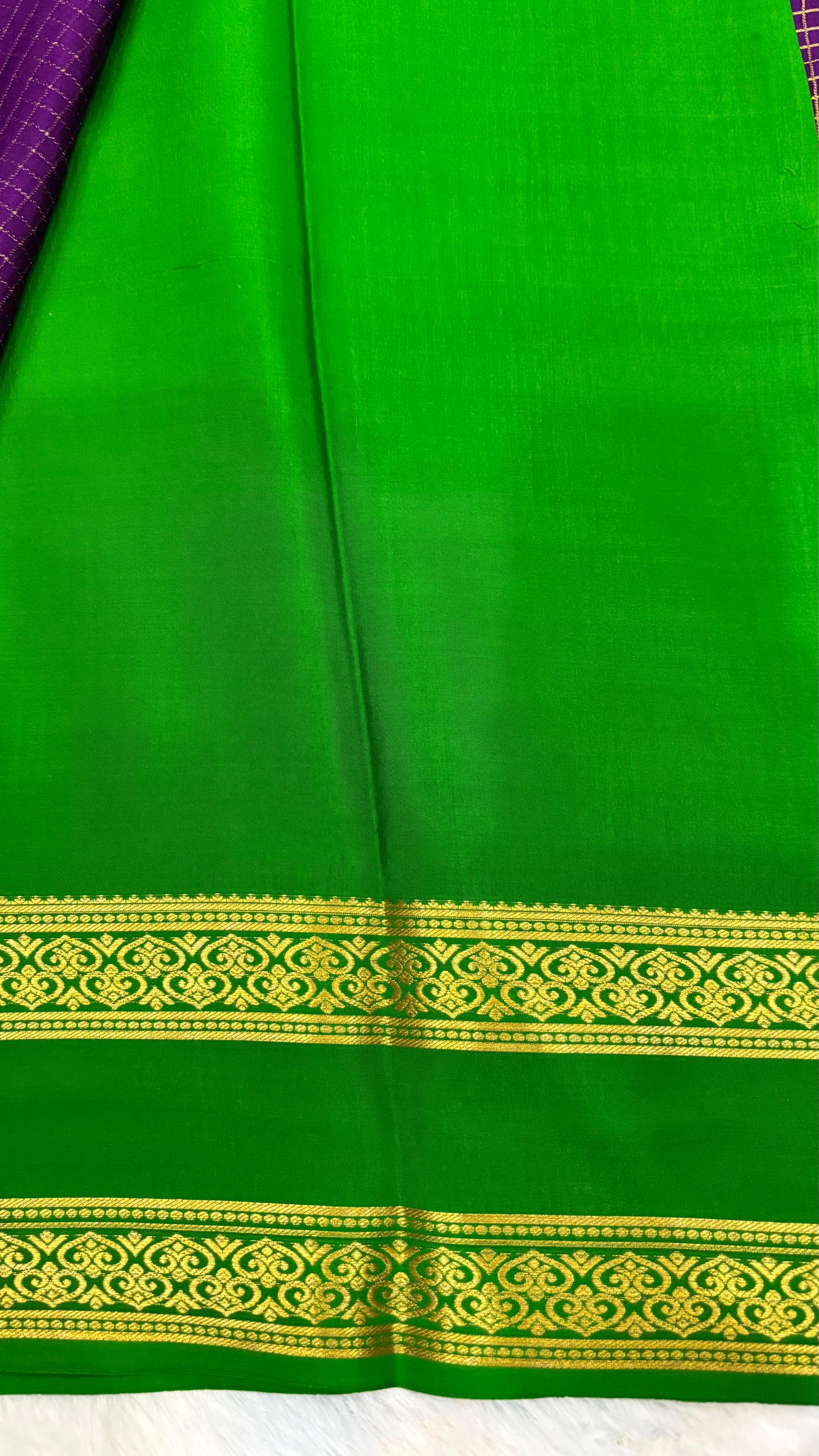 Pure Mysore Silk with Bentex Border saree